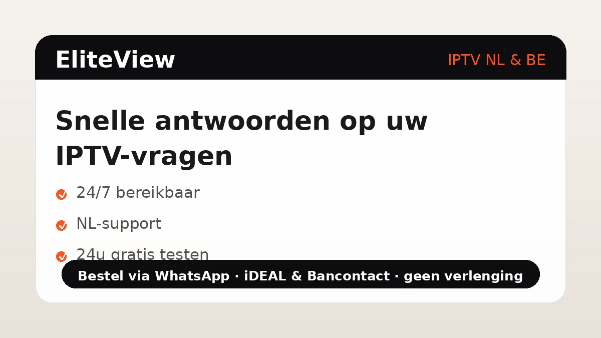 Veelgestelde vragen IPTV over legaliteit, privacy en support