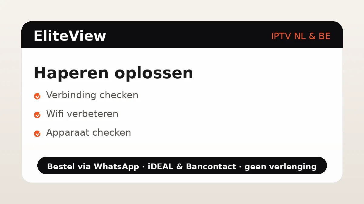 IPTV buffering oplossen stap voor stap: van snelheidstest naar stabiel beeld