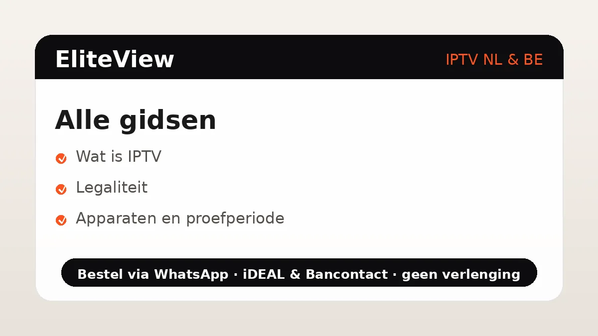 IPTV gids stappenplan: van kennismaking tot dagelijks kijken