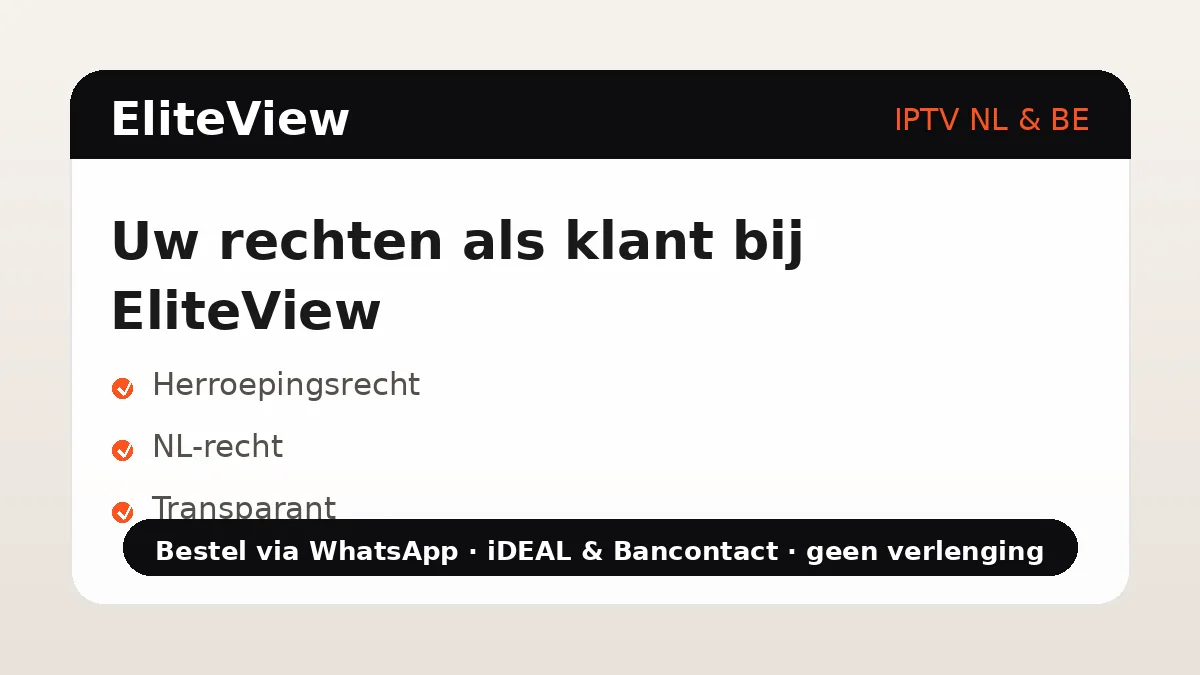 Algemene voorwaarden: uw rechten en onze aansprakelijkheid